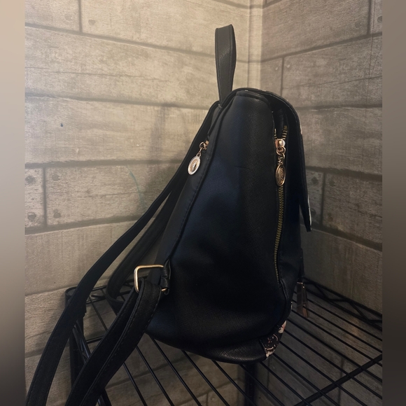 Black Skeleton Handpainted Backpack Bag main image 5